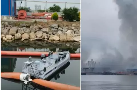 O dronă marină, "de tipul celor folosite în războiul din Ucraina", a explodat în Portul Constanța. Raed Arafat: "În spitale a fost activat Planul Alb de Intervenție"