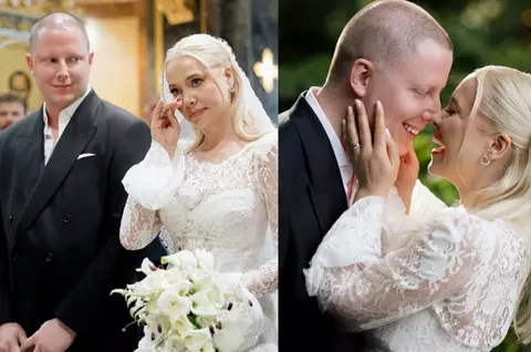 Bubu Cernea și Elena Mogîldea s-au căsătorit religios, la patru ani de la cununia civilă. Cum a apărut Cristina Ciobănașu la nuntă, în calitate de domnișoară de onoare