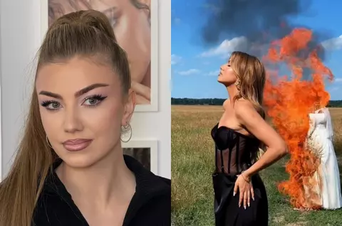 Codruța Filip spune că noua piesă nu are legătură cu viața personală, după ce fanii au crezut că e un mesaj pentru Valentin Sanfira, mai ales că în clip a dat și foc rochiei de mireasă: "E destul de intensă"