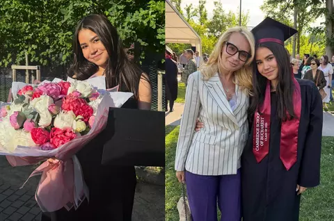 Irina, fiica Dacianei Sârbu și a lui Victor Ponta, a absolvit liceul. Imagini de la festivitate, alături de sora mai mică și părinții divorțați: „Ce e mai bun abia urmează”