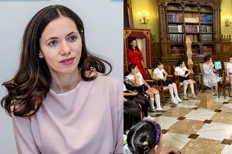 Mirabela Grădinaru a participat alături de copiii ei la evenimentele de la Palatul Cotroceni, de 1 Iunie. Imagini cu partenera lui Nicușor Dan împreună cu Antim și Aheea, în timp ce se jucau cu toți copiii invitați