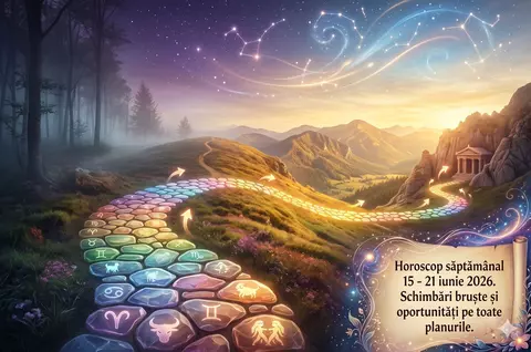 Horoscop săptămânal 15 - 21 iunie 2026. Schimbări bruște și oportunități pe toate planurile