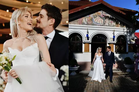 Andrei Leonte, primul câștigător X Factor, s-a căsătorit. Imagini spectaculoase de la nuntă: invitații au fost întâmpinați cu o surpriză emoționantă
