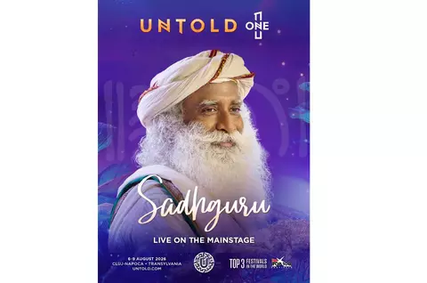 Sadhguru, unul dintre cei mai cunoscuți yoghini ai lumii, vine la UNTOLD