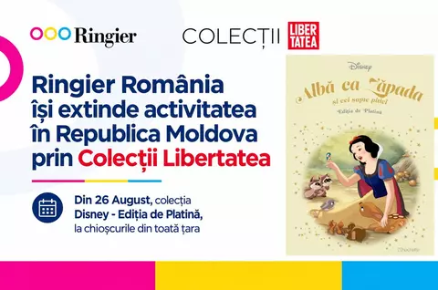 Ringier România își extinde activitatea în Republica Moldova și lansează colecția Disney - Ediția de Platină