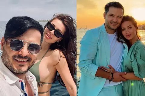 Liviu Vârciu și Anda Călin, amintiri emoționante la doi ani de la căsătorie. Ce surpriză le-au pregătit nașii în Santorini: „Cadoul de nuntă pe care nu-l vom uita niciodată”