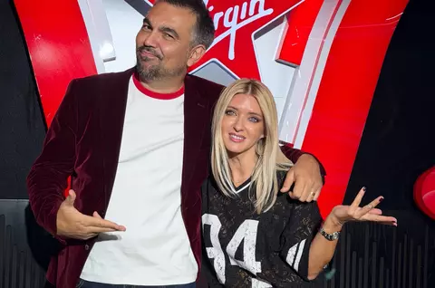 Oana Paraschiv și Andreas Petrescu au sărbătorit un an împreună la Virgin Radio Breakfast
