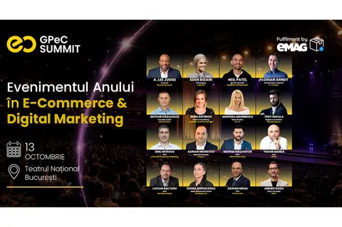GPeC SUMMIT 13 Octombrie aduce la București liderii industriei și răspunsuri concrete pentru viitorul comerțului online