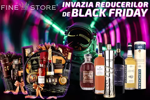 Mizează pe eleganță și stil de sărbători! Mergi la sigur cu coșuri cadou sofisticate, marca FineStore