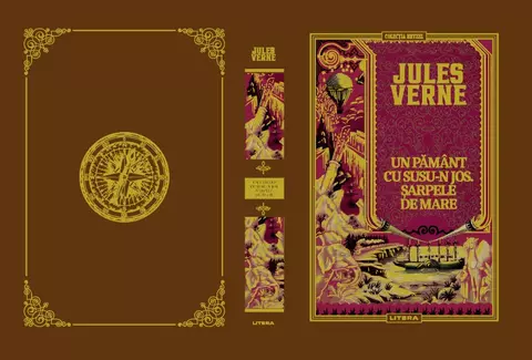 ”Un pământ cu susu-n jos. Șarpele de mare”, din colecția Jules Verne, două povestiri fantastice, cu final neașteptat