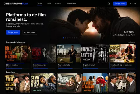 Cinemaraton lansează Cinemaraton Play, platforma de streaming dedicată exclusiv filmului românesc