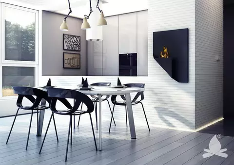 Vă prezentăm conceptul de living cu șemineu decorativ la prețuri accesibile și design fermecător