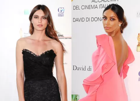 Mădălina Ghenea şi Catrinel Menghia la Premiile David di Donatello