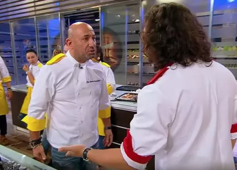 Spiritele s-au încins la Chefi la cuțite! Cătălin Scărlătescu și Florin Dumitrescu au fost la un pas de bătaie