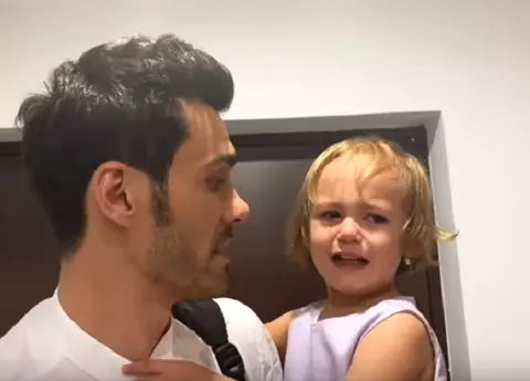 George Burcea a tatuat-o pe Ella, fiica lui cea mare și a Andreei Bălan. La 3 ani, a vrut să arate la fel ca tatăl ei