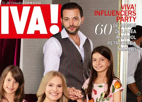 Mihai Morar și familia, pe coperta VIVA! de Octombrie! Prezentatorul TV a arătat-o tuturor pe micuța Roua - EXCLUSIV