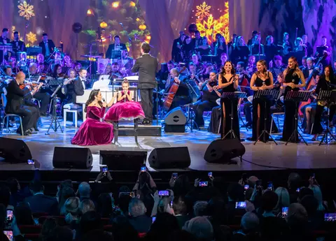 Andra și Eva Măruță, pentru prima oară în duet. Detalii despre concertul caritabil care a adunat suma de 205.000 euro