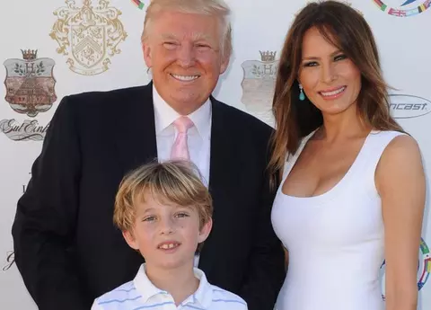 Fiul lui Donald Trump și al Melaniei și-a depășit tatăl în înălțime. La doar 14 ani, Barron are peste 1,90 m
