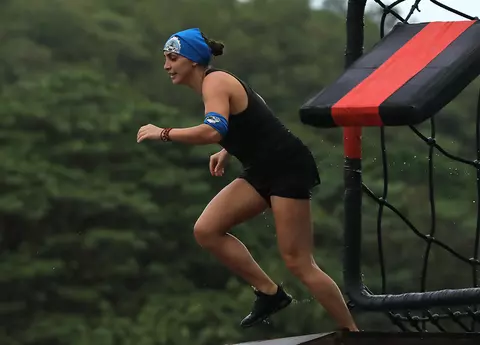 Andreea Moșneagu, eliminată de la Survivor. Războinica a izbucnit în plâns: "Problema la genunchi..."