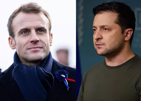 Volodimir Zelenski și Emmanuel Macron, convorbire telefonică „lungă şi semnificativă”. Despre ce au discutat