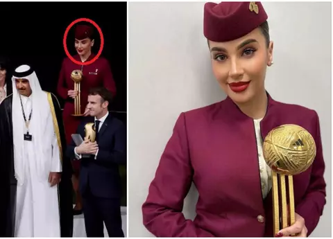 O româncă a ținut în brațe trofeul lui Messi, la decernarea Cupei Mondiale Quatar: "Am împărțit scena cu cei mari mari oameni din fotbal”