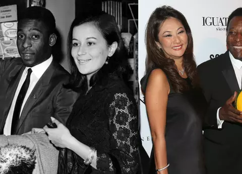 Cele trei soții pe care le-a avut Pele. "Regele" fotbalului nu a mers la înmormântarea propriei fiice