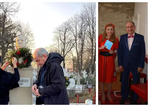 Vasile Muraru și Valentina Fătu au mers la mormântul lui Nae Lăzărescu, la 9 ani de la moartea actorului: „Am aprins o lumânare și ne-am rugat pentru el. I-am dus o...” / EXCLUSIV