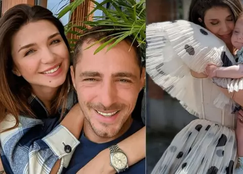 Alice Cavaleru și Vladimir Drăghia și-au botezat fetița cea mică: "Să ne trăiască 1000 de ani". Imagini de la petrecere