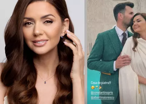 Albertina Ionescu și Constantin Opriș s-au căsătorit religios în Grecia: "Entuziasmați, fericiți, înconjurați de prieteni și...". Imagini de la nuntă