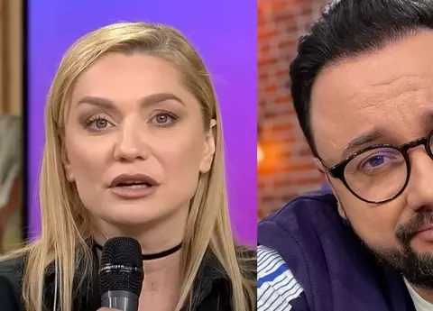 Cristina Cioran l-a pălmuit pe Cătălin Măruță, în direct, în emisiunea lui de la PRO TV. Gestul prezentatorului a luat-o prin surprindere: "Asta ce a fost?"