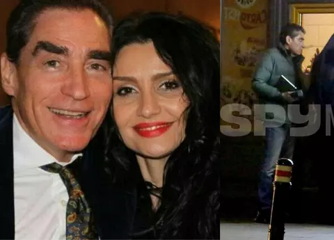 Cum au fost surprinși Petre Roman și soția lui, Silvia Chifiriuc, în centrul Bucureștiului, după 15 ani de căsnicie. Imagine rară cu cei doi