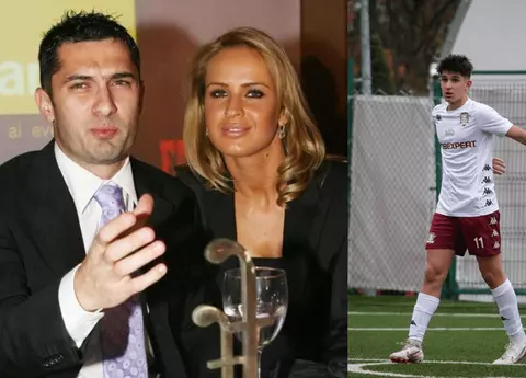 David, fiul Dianei Munteanu calcă pe urmele tatălui său, la vârsta de 14 ani: "26 de goluri". Imaginea postată de vedetă