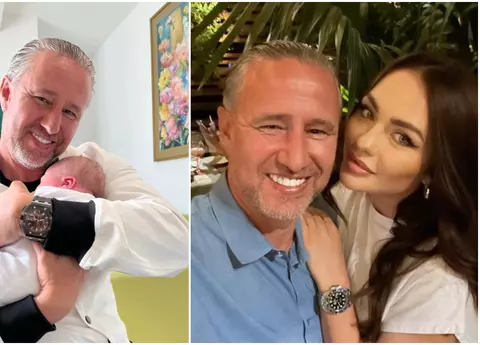 Corina Caciuc, iubita lui Laurențiu Reghecampf, a născut! Prima imagine cu cel de-al patrulea băiat al antrenorului: „Iubirea mea este...”