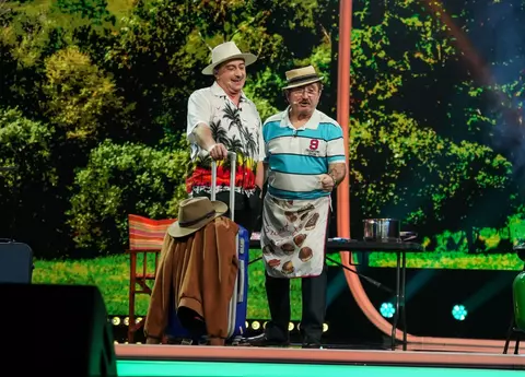 Romică Țociu și Cornel Palade revin pe scenă împreună și fac spectacol la iUmor: ,,Momentul lor ne-a întors în timp, când sărbătoream 1 Mai pe vremea lui Ceaușescu!”