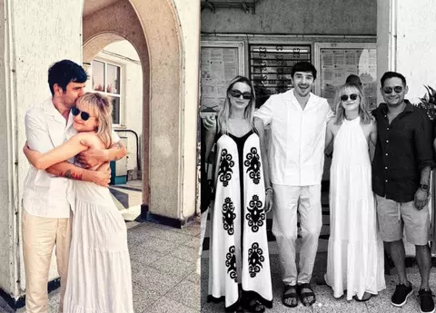 Alex Bogdan și Cătălina Mihai s-au căsătorit în secret, iar actorul Mihai Rait, alias Dorel din Las Fierbinți, le-a fost naș. Imagini de la cununia civilă