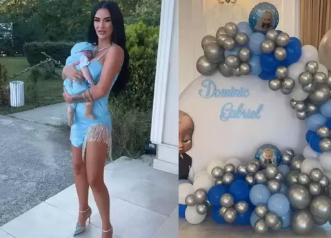 Daniela Crudu și-a botezat fiul în weekend. Cum s-a afișat alături de tatăl copiilor ei și ce rochie sexy a purtat la eveniment