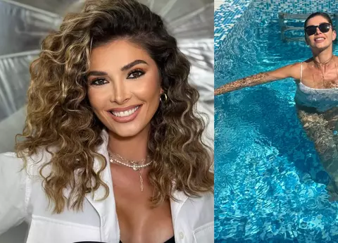 Cum arată Alina Pușcaș în costum de baie. La 38 de ani, are un trup perfect / S-a afișat în ipostaze tandre, cu soțul ei, în Capri