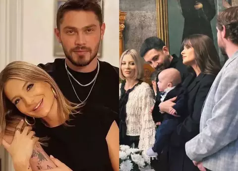 Ana Baniciu și Edy Kovacks și-au botezat băiețelul, iar Raluka a fost nașă. Imagini inedite de la eveniment