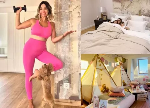 Ela Crăciun, imagini din noua ei casă. Vila este conectată la telefon, are sală de fitness, studio foto și video: „Ne-am dorit-o atât de mult. Aici vor veni nepoții mei și…”