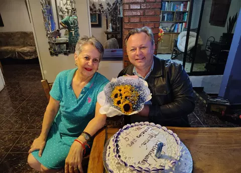 Ce mult a crescut fiul cel mic al lui Dragos Dolănescu! Darius a împlinit 14 ani și și-a serbat ziua la un grătar organizat de tatăl lui, în familie: ”La fiecare aniversare noi o felicităm mai întâi pe mama. Datorită ei...” / EXCLUSIV