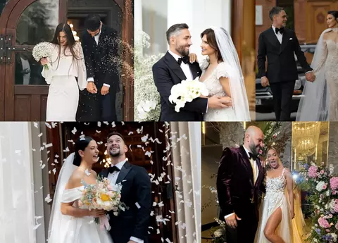 Vedete din showbiz-ul românesc care au făcut nunta în 2024. Theo Rose, Lora, Monica Bârlădeanu și Ana Maria Barnoschi au îmbrăcat rochia de mireasă anul acesta