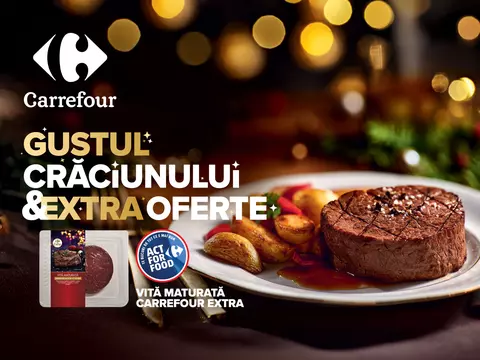 Prăjiturela reinterpretează masa tradițională de Crăciun. Chiulota de vită la tigaie cu salsa de portocale, recomandarea pentru o masă de Crăciun modernă