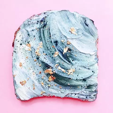 Mermaid toast