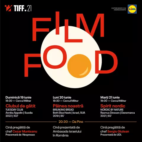 TIFF 2022: Cine de 5 stele inspirate din povești de pe marele ecran, la Film Food