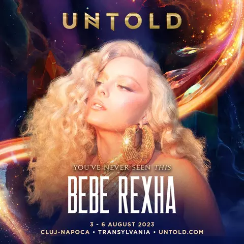 Bebe Rexha ajunge pentru prima dată în România. Artista din Statele Unite se află în line-up-ul stelar al celei de-a 8-a ediții a festivalului UNTOLD