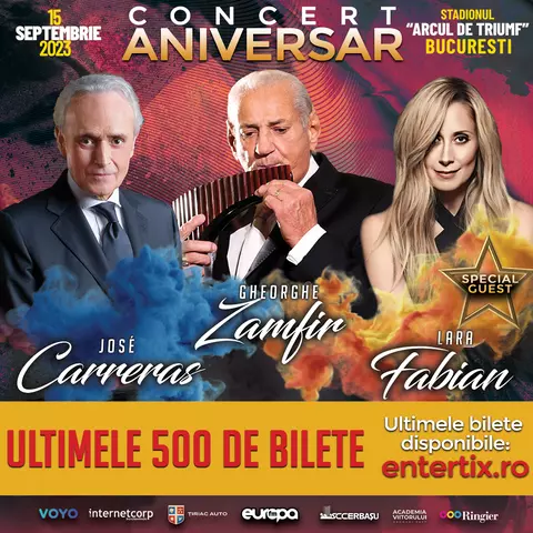 Concert aniversar Gheorghe Zamfir. Mai sunt disponibile 500 de bilete