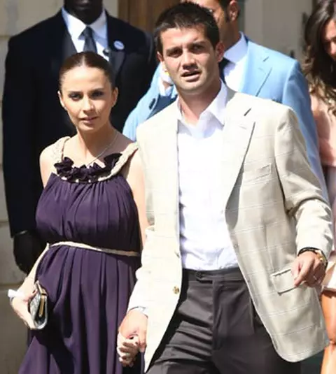 Adelina si Cristi Chivu la nunta fotbalistului Wesley Sneijder
