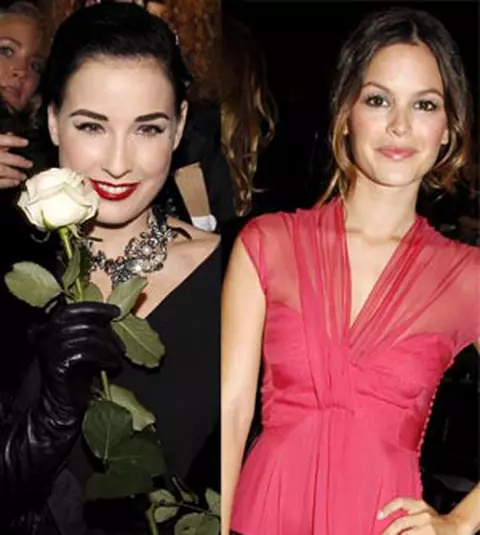 Vedete la show-urile Lanvin si Dior: Dita von Teese, Rachel Bilson, Lenny Kravitz