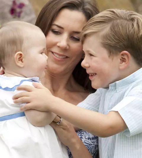 Familia regala a Danemarcei - Shooting la palat