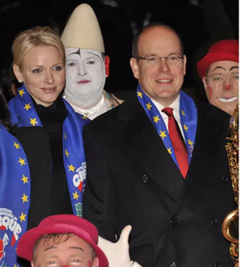 Printul Albert si printesa Charlene au dat startul Festivalului International de Circ de la Monte Carlo